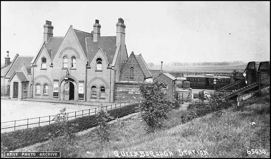 Queenborough Station Old photo