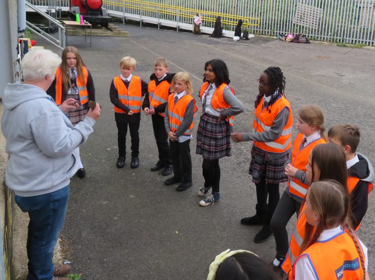 Young learners receive rail safety guidance from Southeastern's Travel Safe Travel Smart Team