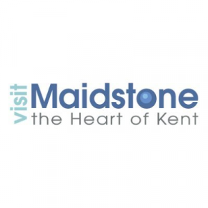 Visit Maidstone Logo "Visit Maidstone, the Heart of Kent"