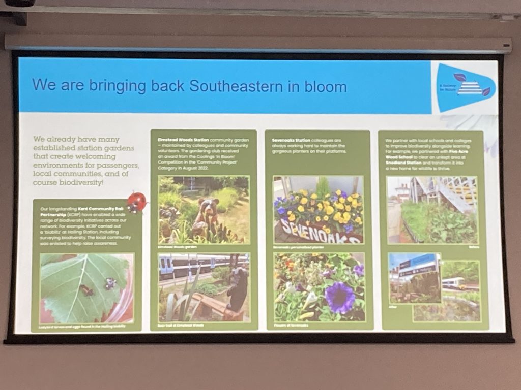 Slide from Presentation Southeastern in Bloom