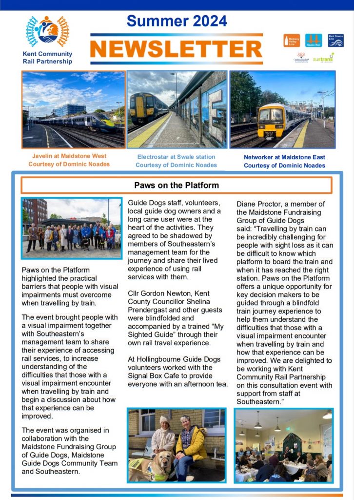 Image of page 1 of the Summer Newsletter