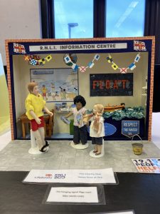 Diorama of a "Royal National Lifeboat Institution information centre"