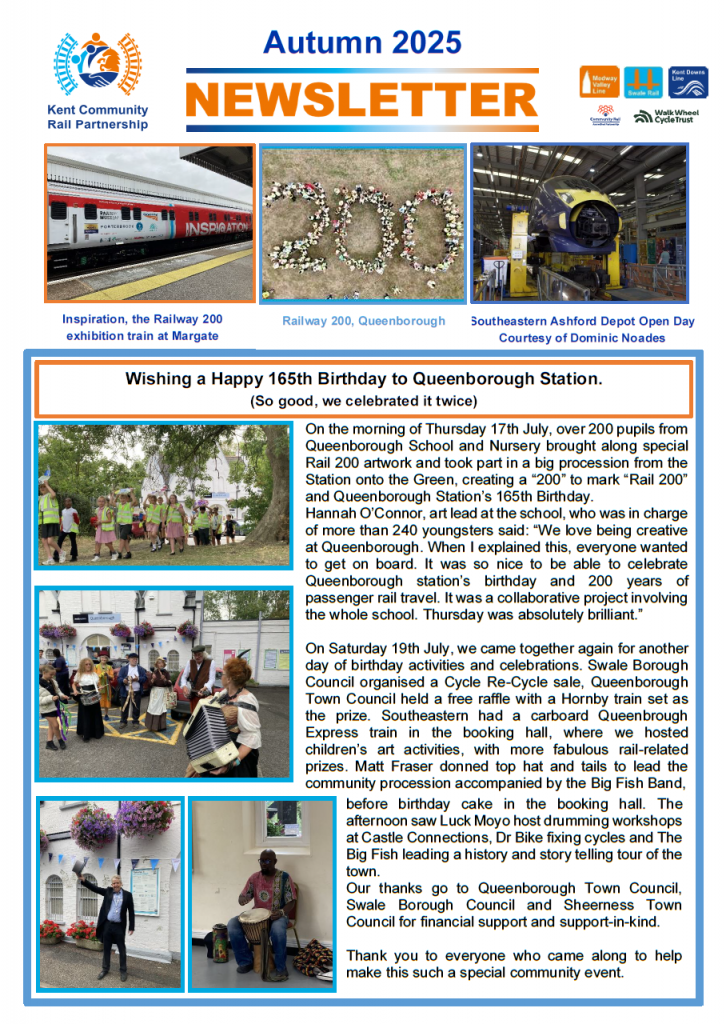 Screenshot page 1 of Autumn 2025 newsletter