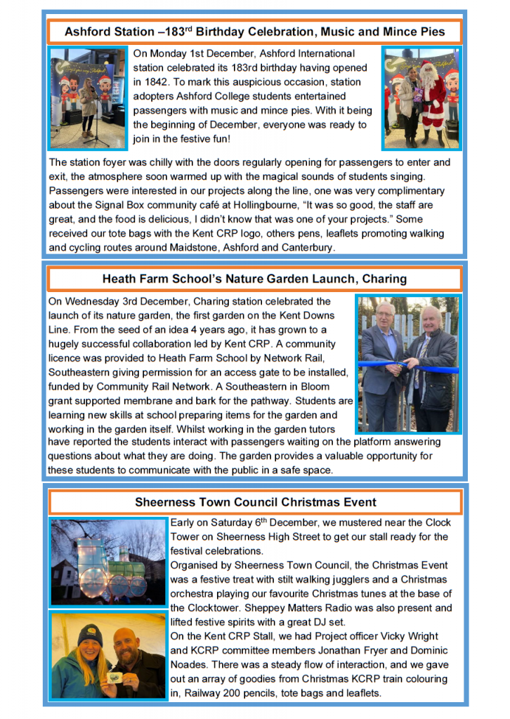 Page 2 of the Winter 2026 Newsletter