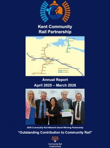 Cover of Kent Community Rail Partnership Annual Report 2025/26